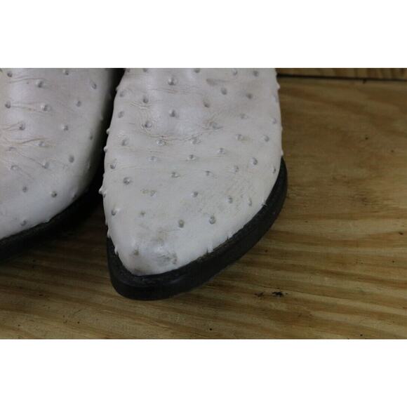 Joe Boots by Arles Mens 8 Multicolor Leather Ostrich Print Western JB901 Cowboy - Picture 10 of 11